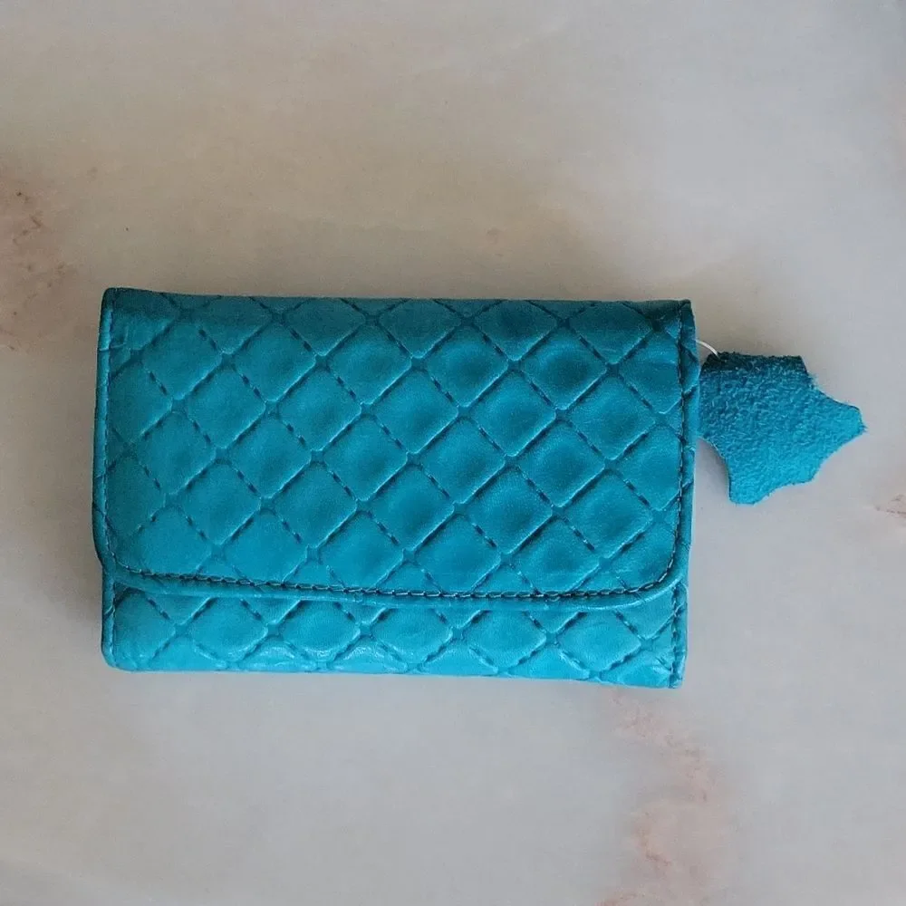 Tourquoise Leather Wallet